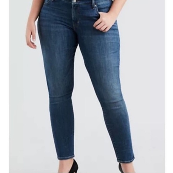 Levi’s denim jeans woman’s blue 711 Skinny Jeans size 34 - Picture 8 of 8